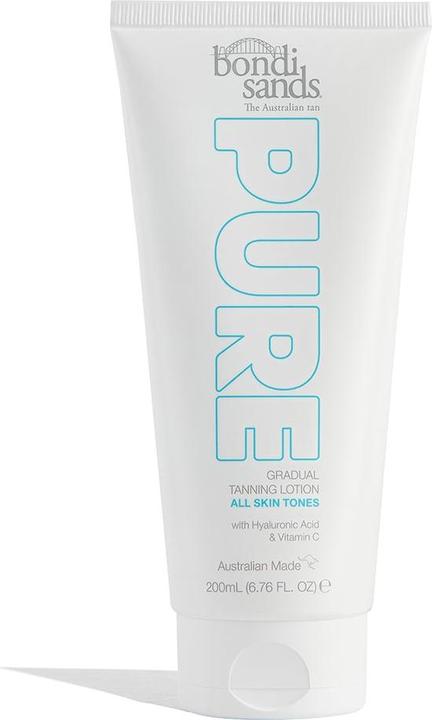 Bondi Sands PURE Gradual Tanning Lotion Hydraterende Formule met Cacao- en Sheaboter 200 ml 6,76 oz (Zelfbruinende crème, 200 ml)