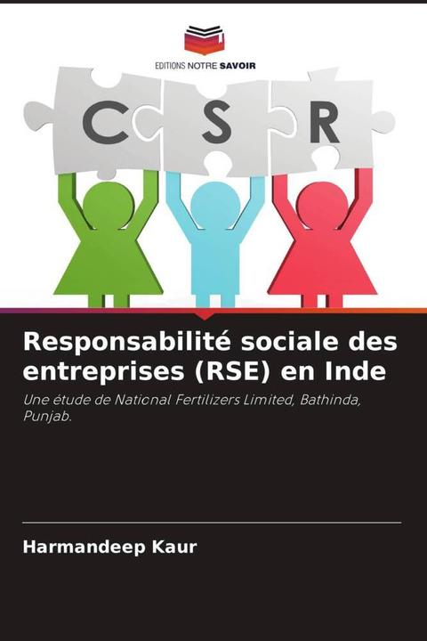 Produktbild Responsabilité sociale des entreprises (RSE) en Inde (Harmandeep Kaur, 2022)