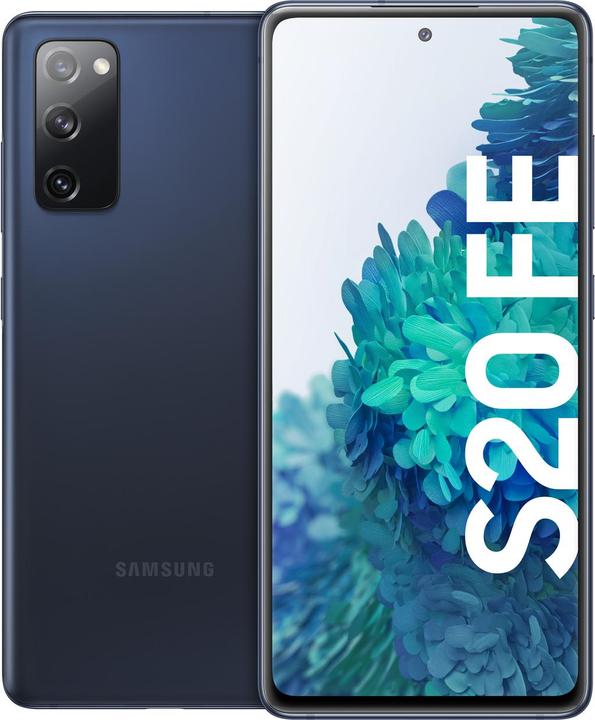 Actual product image Samsung Galaxy S20 FE 5G EU (128 GB, Cloud Navy, 6.50", Hybrid Dual SIM, 12 Mpx, 5G)