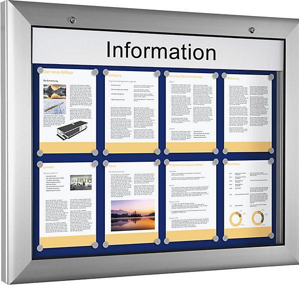 Image du produit Schaar-Design Vitrine d'affichage (Tableau noir, 80 x 102,5 cm)