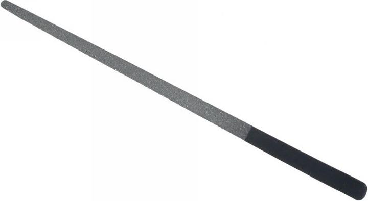 Kiehl Nagelfeile stainless zwei Flächen rauh/fein silber 19cm, runde Spitze
