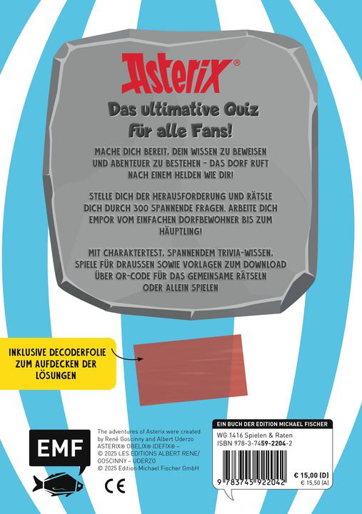 Produktbild Buch - Quiz Asterix-Fans (Deutsch)