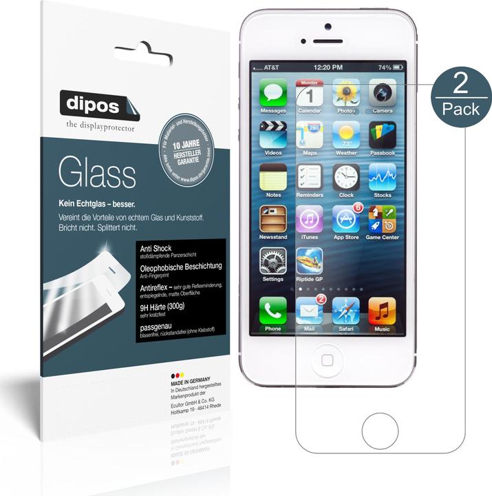 Image du produit Dipos Film de Protection d’écran Anti-Shock (1 pièce(s), Apple iPhone 5)