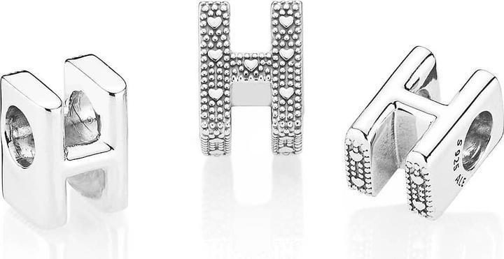 Image du produit Pandora Lettre H Charme (Argent)