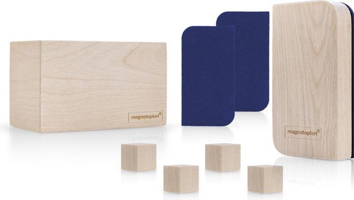 Actual product image Magnetoplan Whiteboard Zubehör-Set Wood Series