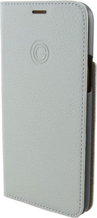 Actual product image Mike Galeli Book cover genuine leather Marc light grey (Apple iPhone 11 Pro)