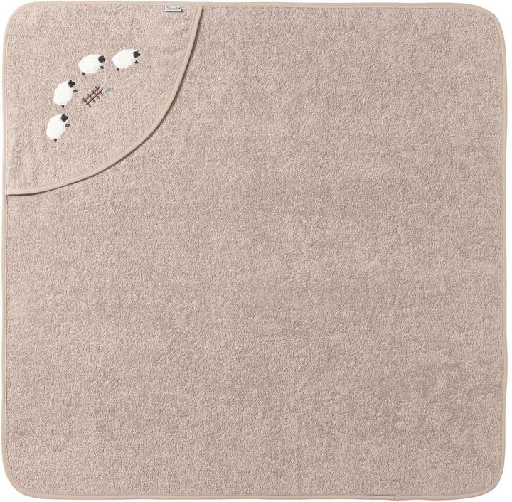 Image du produit Sterntaler Linge à capuche bébé mouton flocon 80 x 80 cm