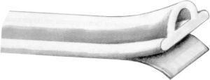 Actual product image tesa tesamoll CLASSIC P-profile window seal, rubber seal for insulation