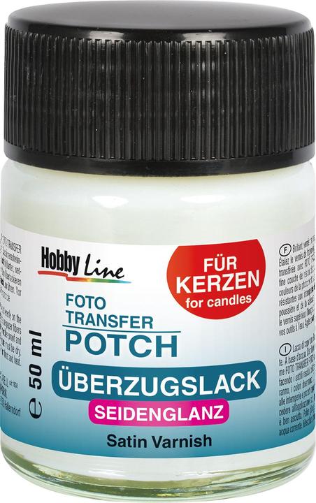 Produktbild Kreul Foto Transfer POTCH šberzugslack fr Kerzen, 50 ml (Durchsichtig, 50 ml)