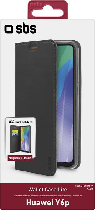 Actual product image SBS Book Wallet Lite HUAWEI Y6p, black (Huawei Y6p)