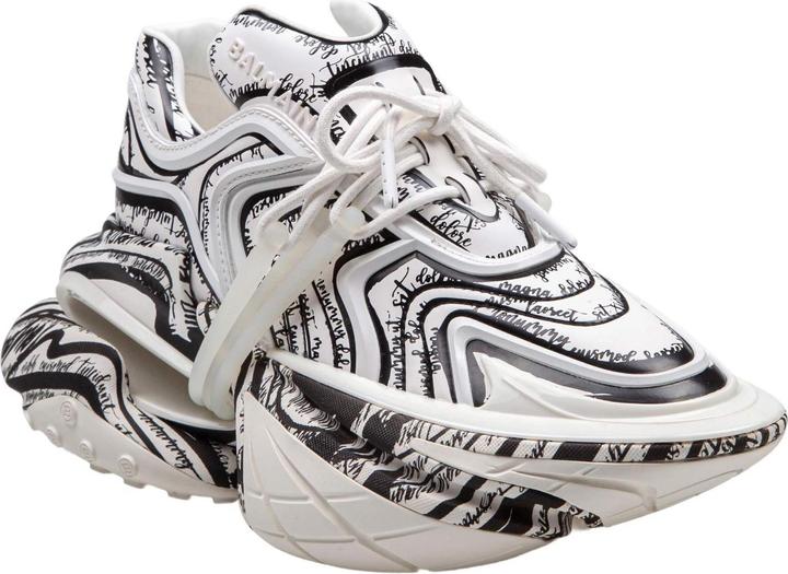 Produktbild Balmain sneakers unicorn wave with "lettera damore" writing color black/white (39)