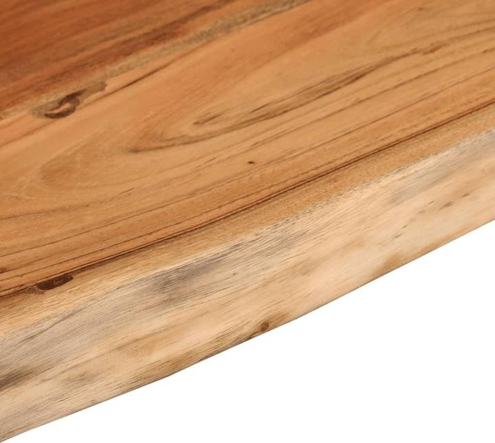 Actual product image VidaXL Table top rectangular tree edge wooden top furniture top solid wood acacia (80 x 40 x 2.5 cm)
