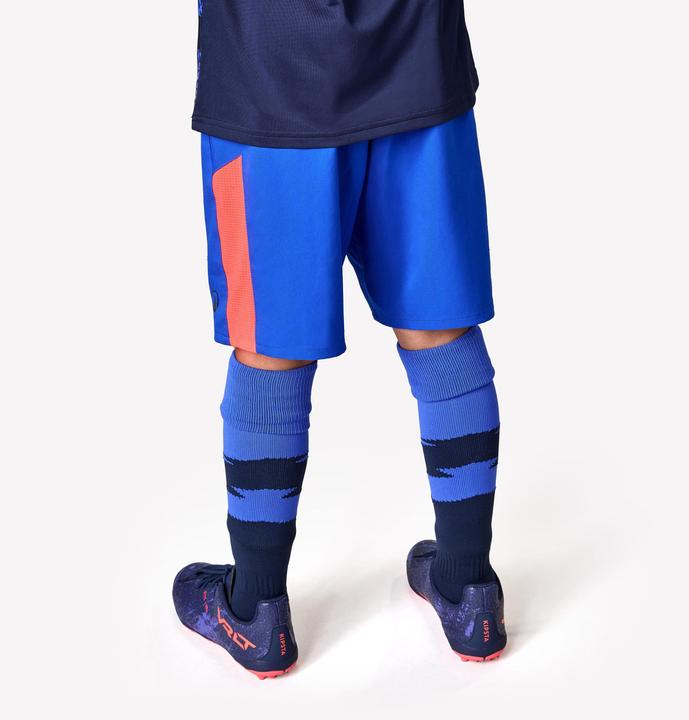 Actual product image Kipsta Kinder Fussball Shorts - Viralto blau/rot (14, 15, 16)
