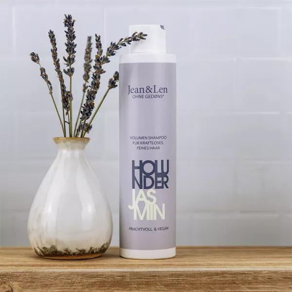 Actual product image Jean & Len Volume Shampoo Elderberry / Jasmine (300 ml, Liquid shampoo)