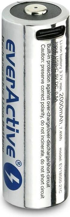 Actual product image Everactive 18500 Li-Ion (1 pcs., 18500, 2100 mAh)