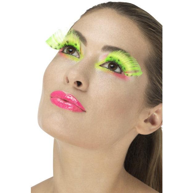 Actual product image Smiffys 80s - Neon Polka Dot (Artificial eyelashes)