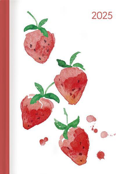Produktbild Alpha Edition Mini-Buchkalender Style Fruits 2025 Taschenkalender, 10,7x15,2cm, Kalender mit 192 (11 x 15 cm, Deutsch)