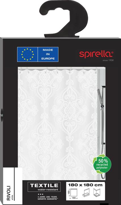 Actual product image spirella Rivoli (180 x 180 cm)