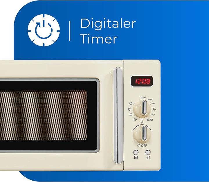 Produktbild Exquisit Retro RMW720-3GDIG (20 l)