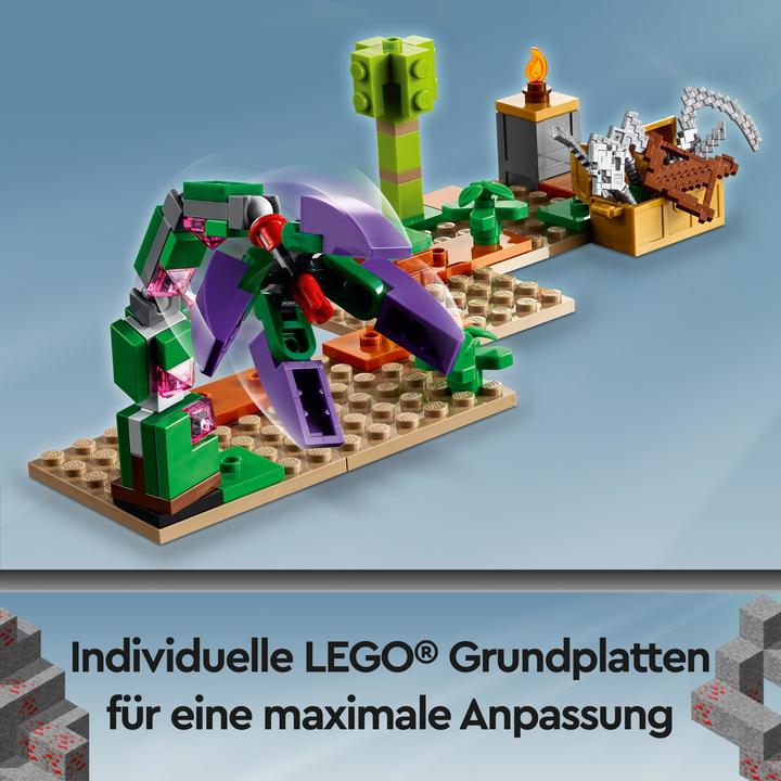 Actual product image LEGO Minecraft 21176 The Jungle Mayhem (21176, LEGO Minecraft)