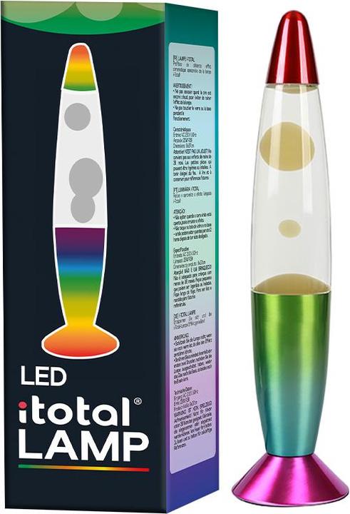 Produktbild Total Juggling iTotal - Color-changing LED Lava Lamp - Rainbow Base and White Wax (XL2683)