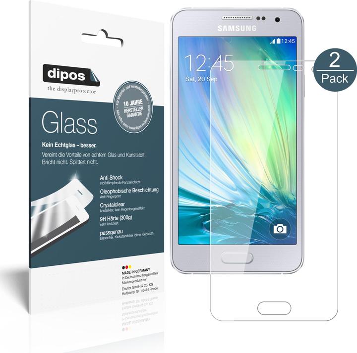 Image du produit Dipos Film de Protection d’écran Anti-Shock (1 pièce(s), Samsung Galaxy A3)