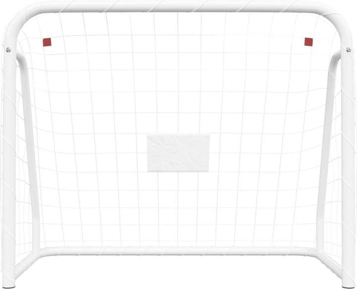 Immagine prodotto VidaXL Fussballtor mit Netz Weiss 214x75x152 cm Stahl & Polyester