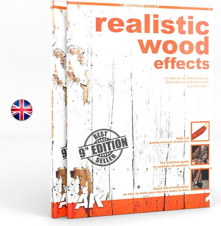 Actual product image AK Interactive REALISTIC WOOD EFFECTS (AK LEARNING SERIES Nº1) English (English)
