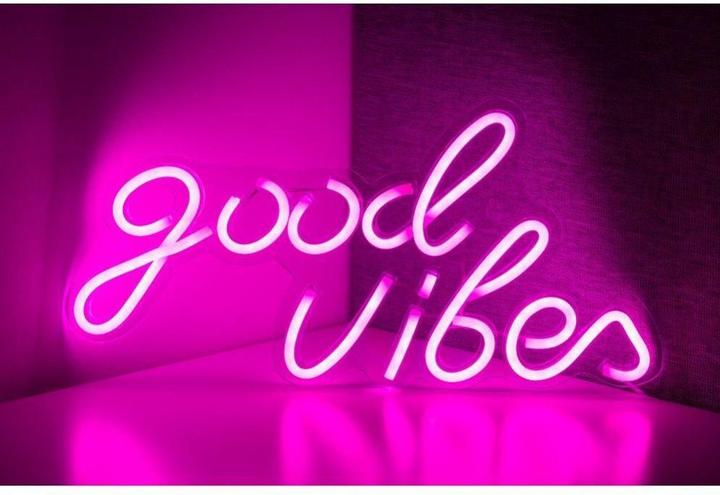 Actual product image OEM Lights for outdoor use Neon LED na USB - Good vibes 3 model