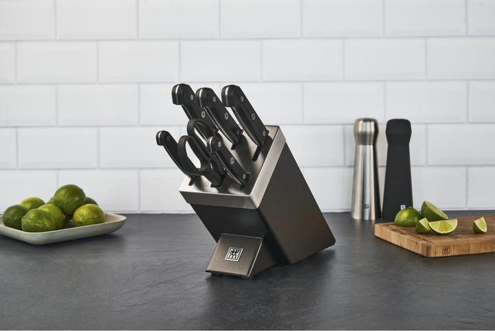 Image du produit Zwilling 1002455 Gourmet Bloc à couteaux auto-affûtés 7 pièces, gris