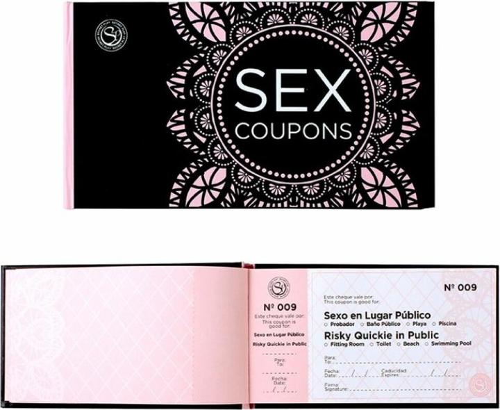 Productafbeelding Secret play SECREPLAY SEX COUPONS SENSUAL EXCHANGE Vouchers (ES / EN) (Dobbelspelletjes, Engels)
