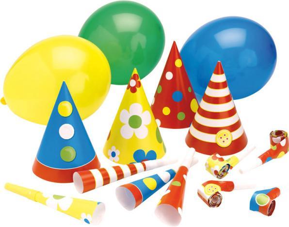 Riethmüller Set de fête papier / latex 16 pièces