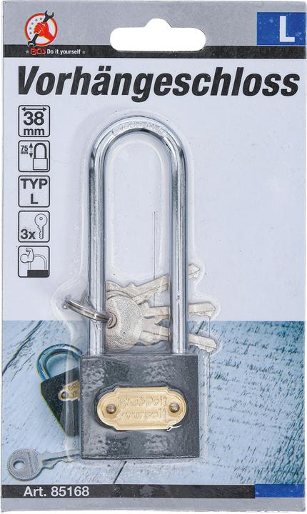 Actual product image BGS Padlock Type L extra high Shakle