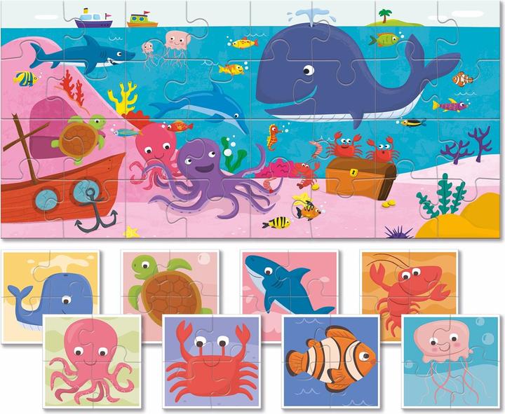 Produktbild Ludattica 32 Piece Puzzle - Dudù: The Sea (4 Teile)