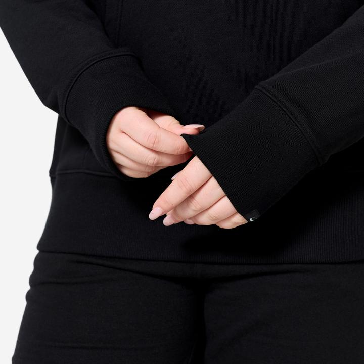 Actual product image Domyos Hoodie Damen lang - schwarz (XS)