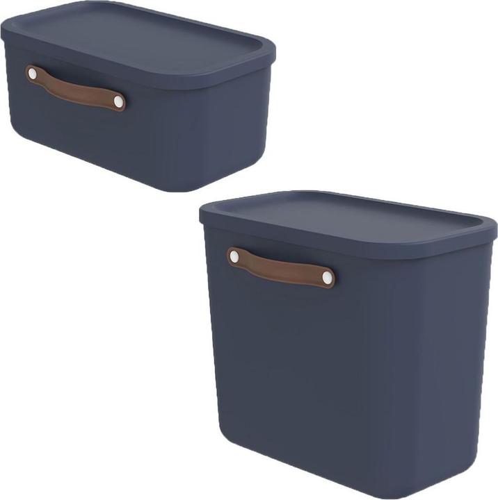 Actual product image Rotho Set of 2 storage boxes 12 l and 25 l MALOJA (25 l)