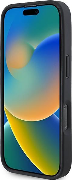 Produktbild BMW BMHMP16L23RDCLK iPhone 16 Pro 6.3" czarny/black hardcase Sign Leather Textured And Line MagSafe (Apple iPhone 16 Pro)