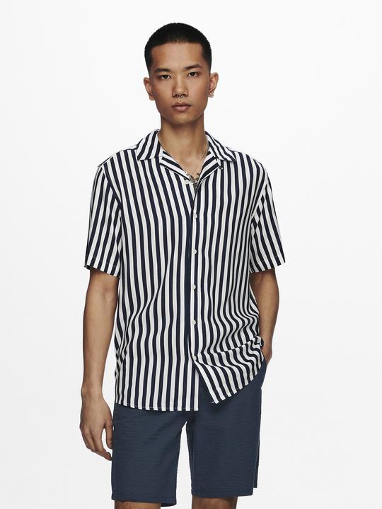 Actual product image Only & Sons Striped short sleeve shirt (XS)