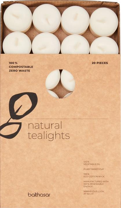 Image du produit Balthasar Eco Teelichte (20 pcs)