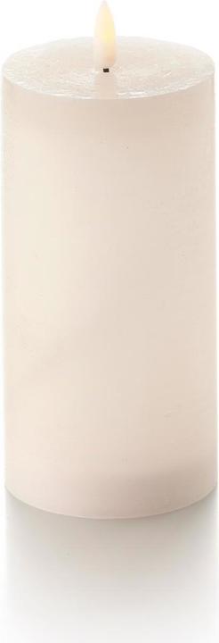 Balthasar LED Candle Rustico 7.5 x 15 cm, Old White