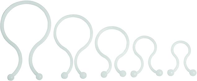 Produktbild Steffen Kabelbinder D-Line Tidy Weiss (Kunststoffkabelbinder, 15 mm, 20 Stk.)