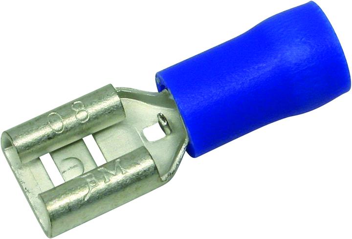Image du produit Steffen Cosse plate bleue 6.3/0.8/2mm sachet de 100 pcs.