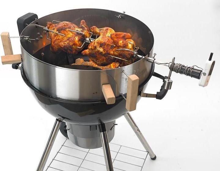 Produktbild Moesta BBQ Grillaufsatz Rotisserie zu Holzkohle Kugelgrill Ø 57 cm