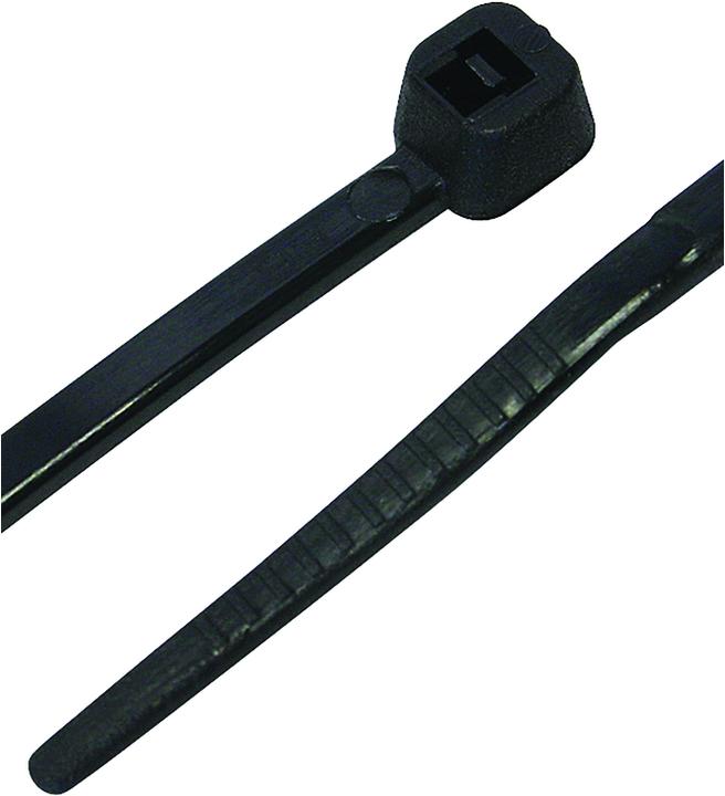 Image du produit Steffen Collier de serrage noir 400mm x 2.5mm (Serre-câbles en plastique, 400 mm, 100 pcs)