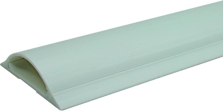 Produktbild Steffen Round Kabelkanal halbrund 50x13mm Stange 1m selbstklebend ws (Kabelkanal, 100 cm)