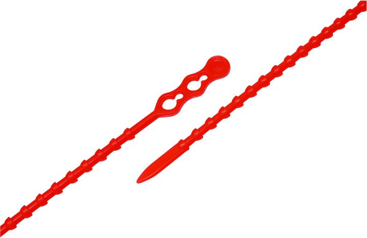 Steffen Wiederöffnungsband rot, Länge 120mm, VPE 100 Stk. (Knotenband, 120 mm, 100 Stk.)