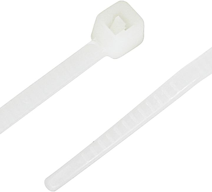 Produktbild Steffen Kabelbinder natur 100mm x 3.6mm lösbar (Kunststoffkabelbinder, 100 mm)