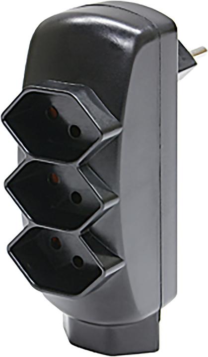 Image du produit Steffen Fiche de dérivation STEKO sans interrupteur 3xT13 + 1xT13 (Type 13, 4 x)
