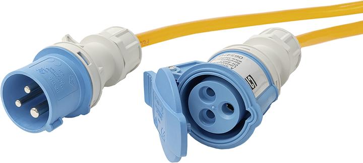 Image du produit Steffen Câble prolongateur industriel GdV 3x2.5mm2 20m CEE16/3-CEE16/3 IP44 sw (20 m, CEE 16/3)