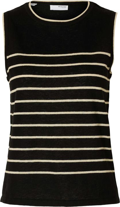 Selected Femme Leinenmix Stricktop